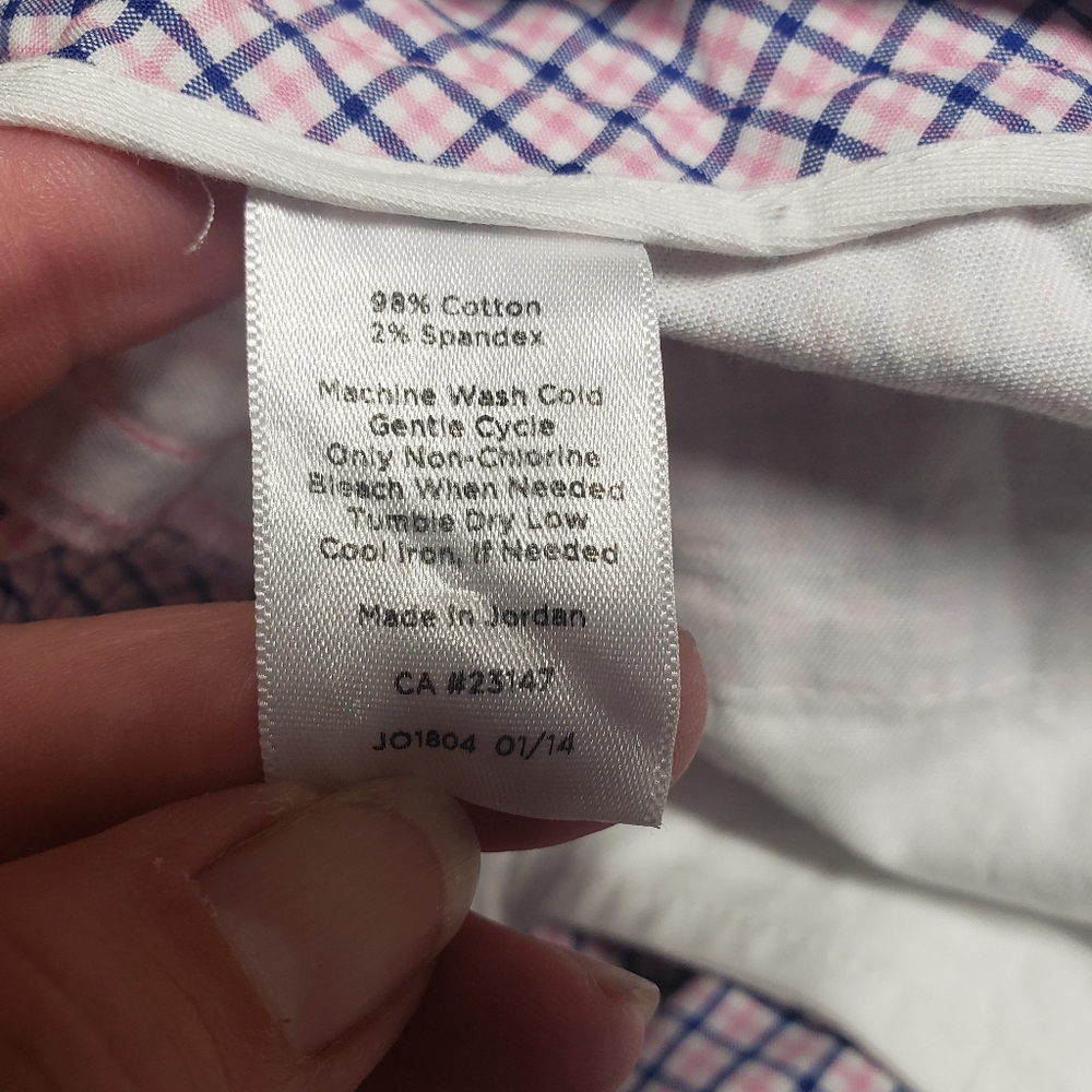 Talbots SZ 14 Signature Fit Plaid Capris - Picture 9 of 9